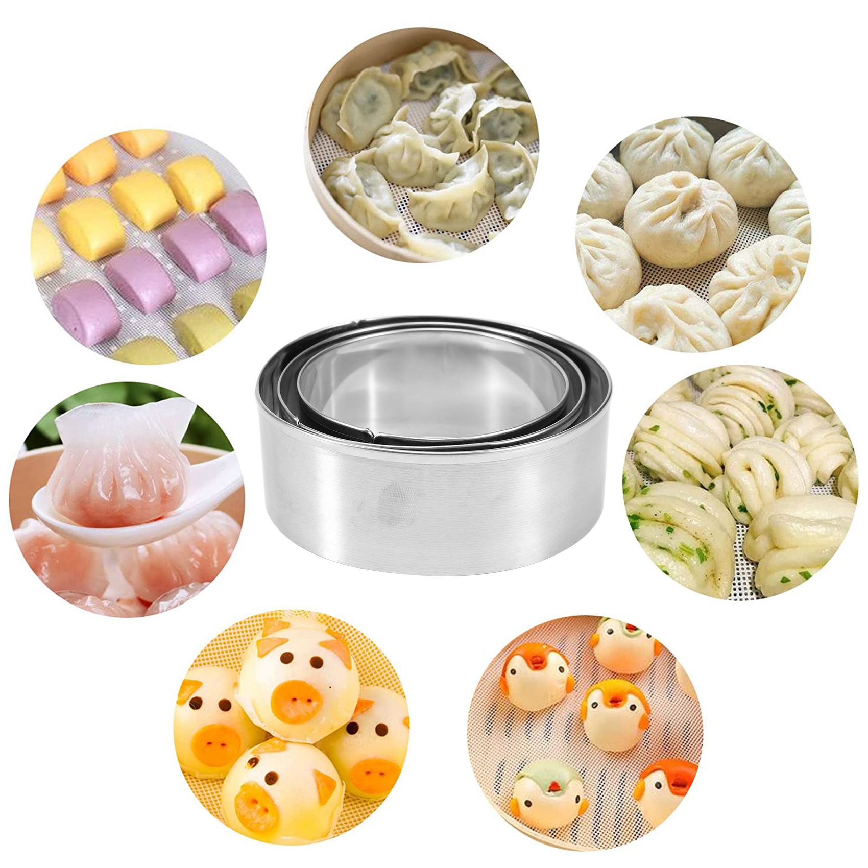Gyoza Dumpling Maker - مجموعة أدوات صنع الزلابية السريعة، تتضمن