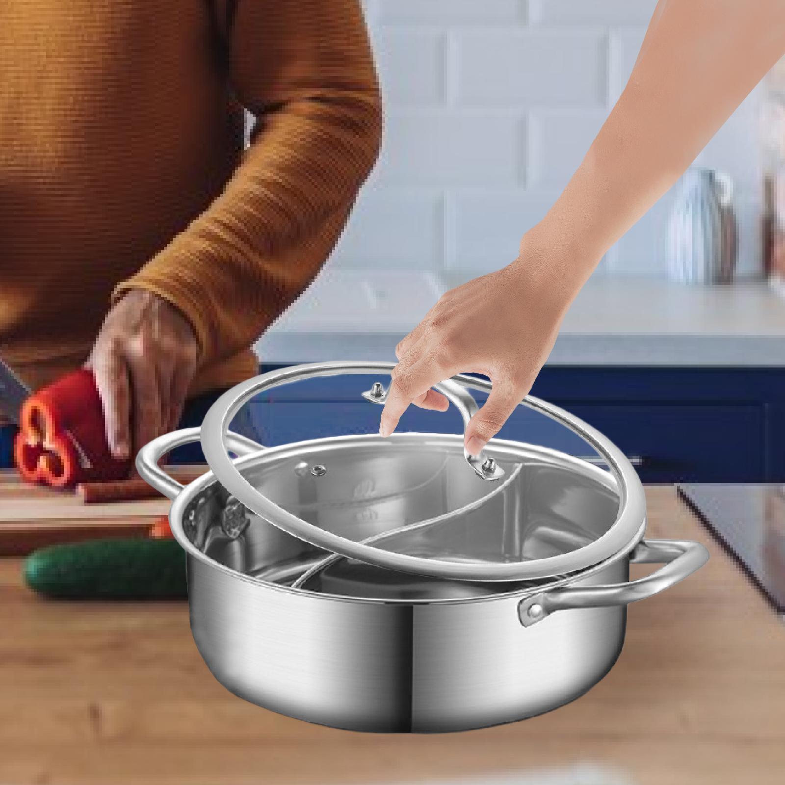 قدر هوت بوت مع فاصل، وعاء طهي  - مراجعة Home Cooking Gas وسعره