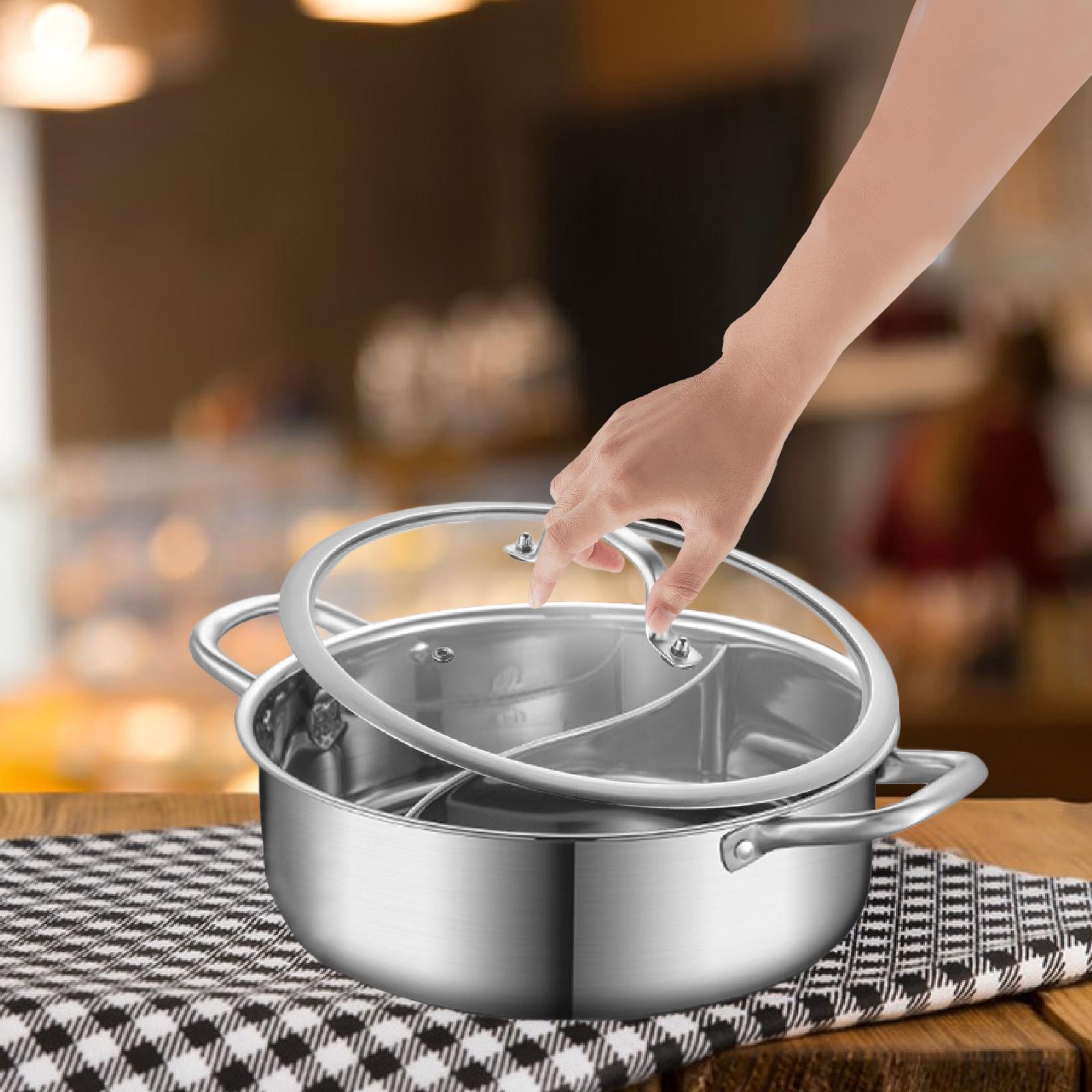 قدر هوت بوت مع فاصل، وعاء طهي  - مراجعة Home Cooking Gas وسعره