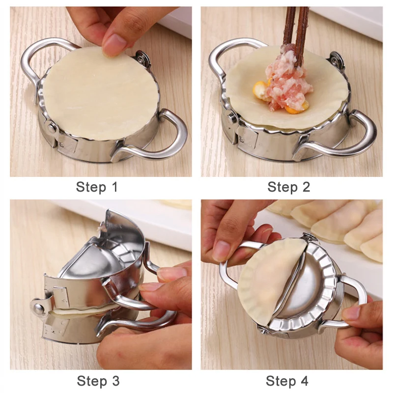 قالب صنع الزلابية من الفولاذ ا - مراجعة Gyoza Dumpling Maker وسعره